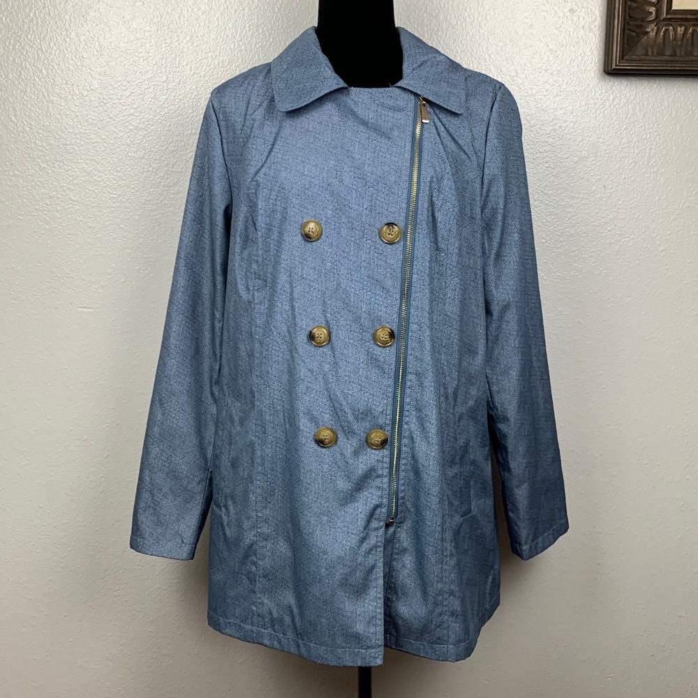 Dennis By Dennis Basso Woman's Zip Coat Jacket